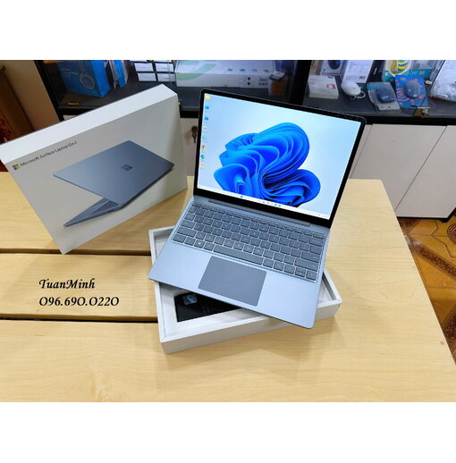 Microsoft Surface Laptop Go 2 Fullbox màu Ice Blue